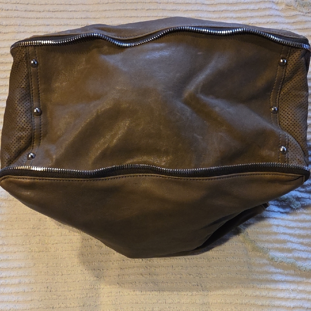 Alexander Wang Grey Leather Shoulder Bag - Picture 4 of 9